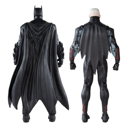 Omega (Unmasked) and Batman (Bloody)(Gold Label) DC Collector Action Figures DC Multiverse 18 cm