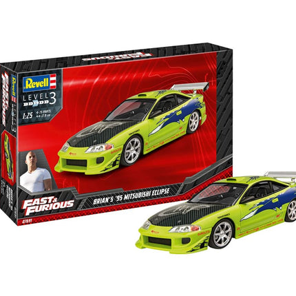 Brian's 1995 Mitsubishi Eclipse The Fast & Furious Model Kit 1/24