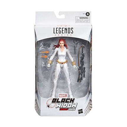 Black Widow White Suit Marvel Legends Figura de Acción   15 cm Hasbro